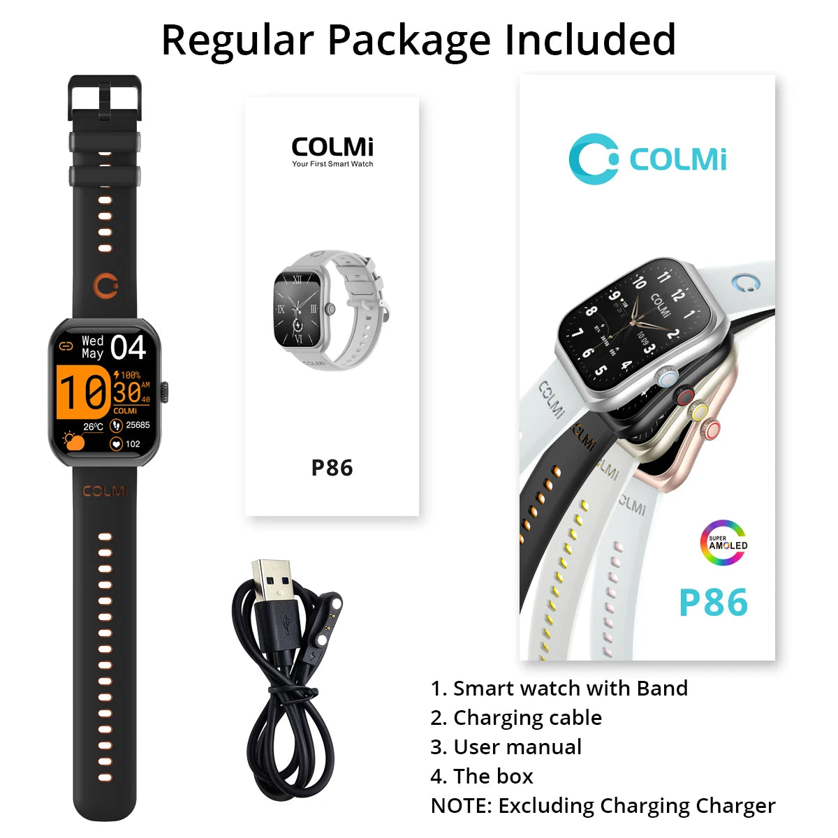 New COLMI P86 1.93" AMOLED Smartwatch
